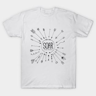 Soar on Wings like Eagles - Isaiah 40:30-31 T-Shirt